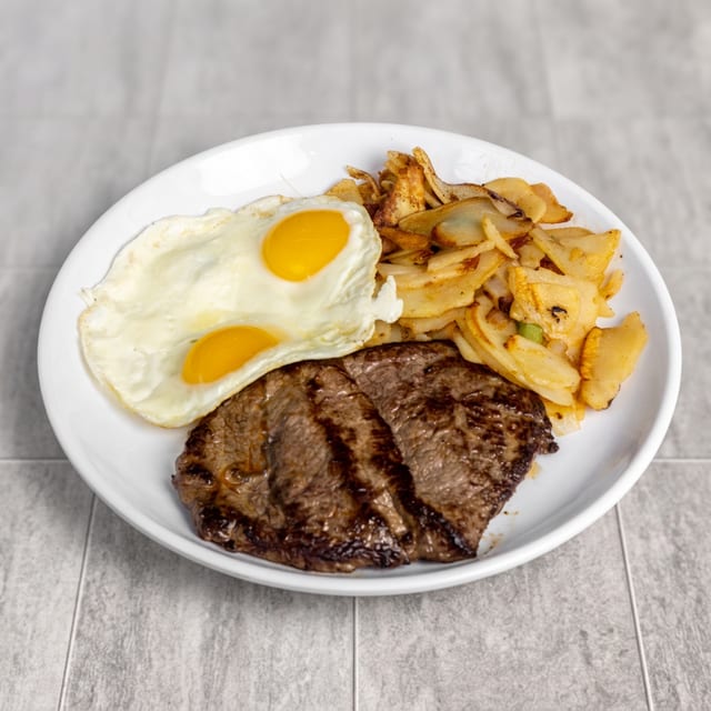 Two Egg Steak.