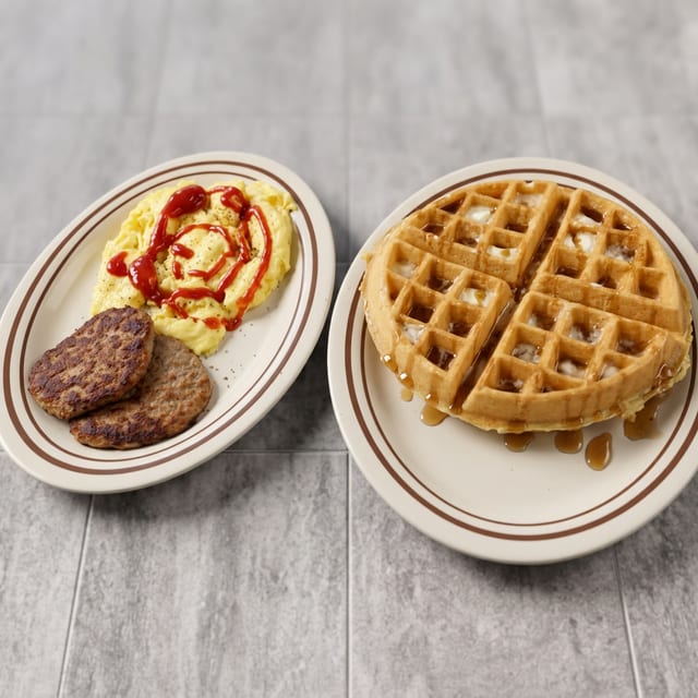 Belgian Waffle Combo.