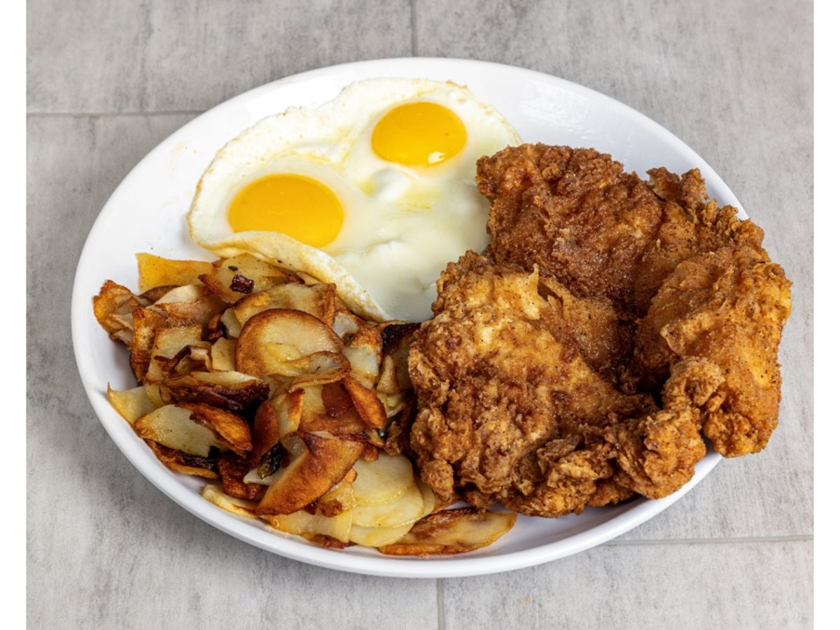 Two Egg Chicken Fried Chicken